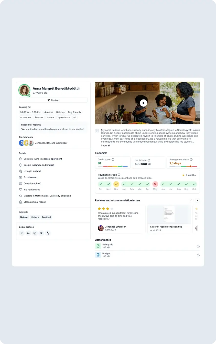 Kláraðu prófílinn þinn