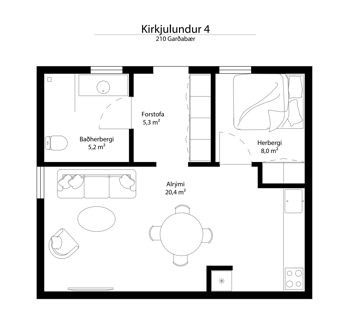 Kirkjulundur 4 - Foto